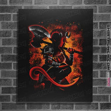 Load image into Gallery viewer, Daily_Deal_Shirts Posters / 4&quot;x6&quot; / Black The Tiefling Warrior
