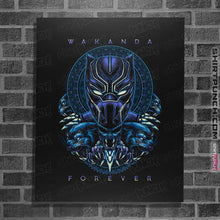 Load image into Gallery viewer, Daily_Deal_Shirts Posters / 4&quot;x6&quot; / Black Wakanda Forever
