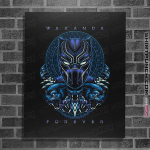 Daily_Deal_Shirts Posters / 4"x6" / Black Wakanda Forever