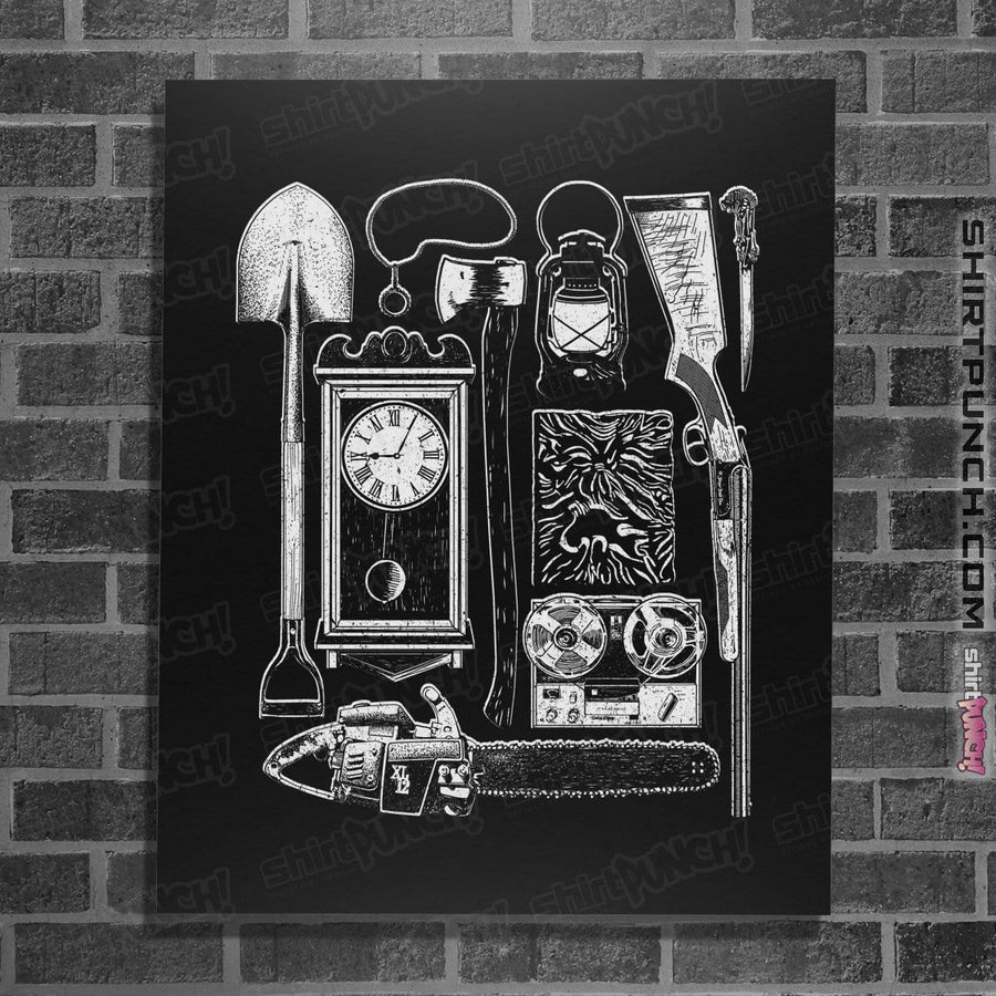 Shirts Posters / 4"x6" / Black The Evil Dead