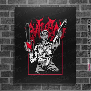 Daily_Deal_Shirts Posters / 4"x6" / Black Deadite