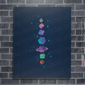 Shirts Posters / 4"x6" / Navy Space Dice