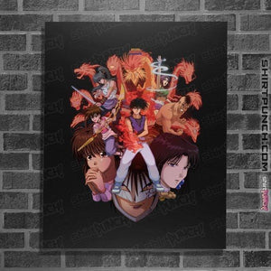 Daily_Deal_Shirts Posters / 4"x6" / Black Flame Power