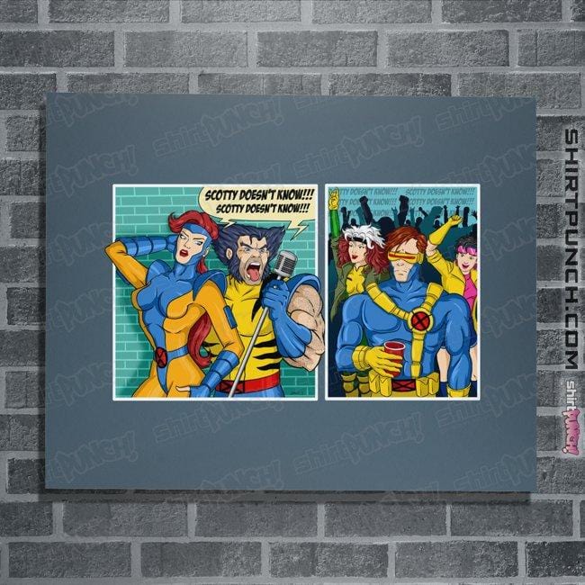 Shirts Posters / 4"x6" / Indigo Blue Clueless Scotty