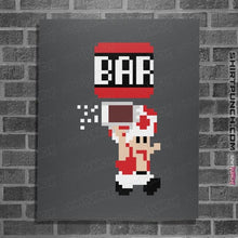 Load image into Gallery viewer, Shirts Posters / 4&quot;x6&quot; / Charcoal To The Bar, Toad!

