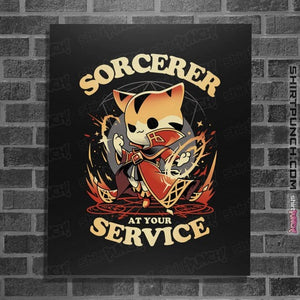 Daily_Deal_Shirts Posters / 4"x6" / Black Sorcerer's Call