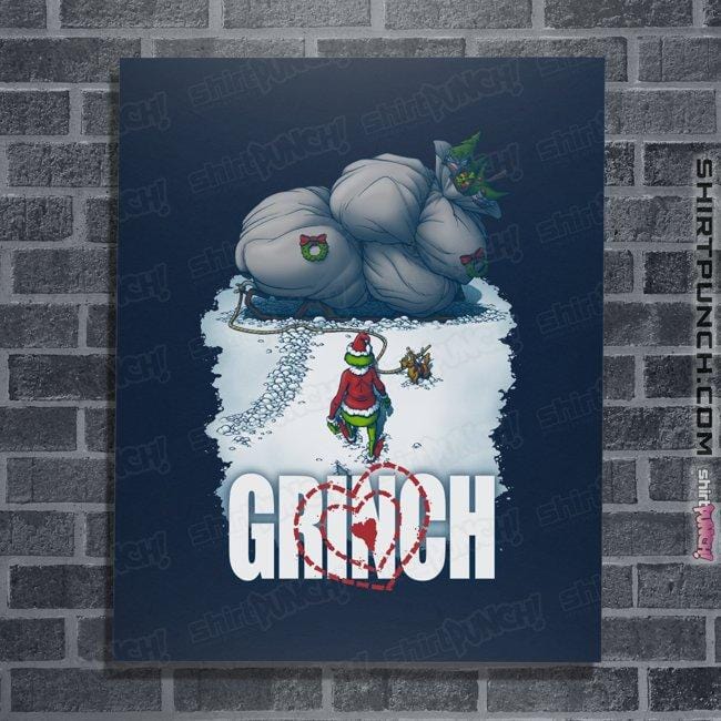 Daily_Deal_Shirts Posters / 4"x6" / Navy Mean One