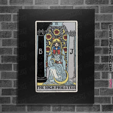 Load image into Gallery viewer, Shirts Posters / 4&quot;x6&quot; / Black The High Priestess
