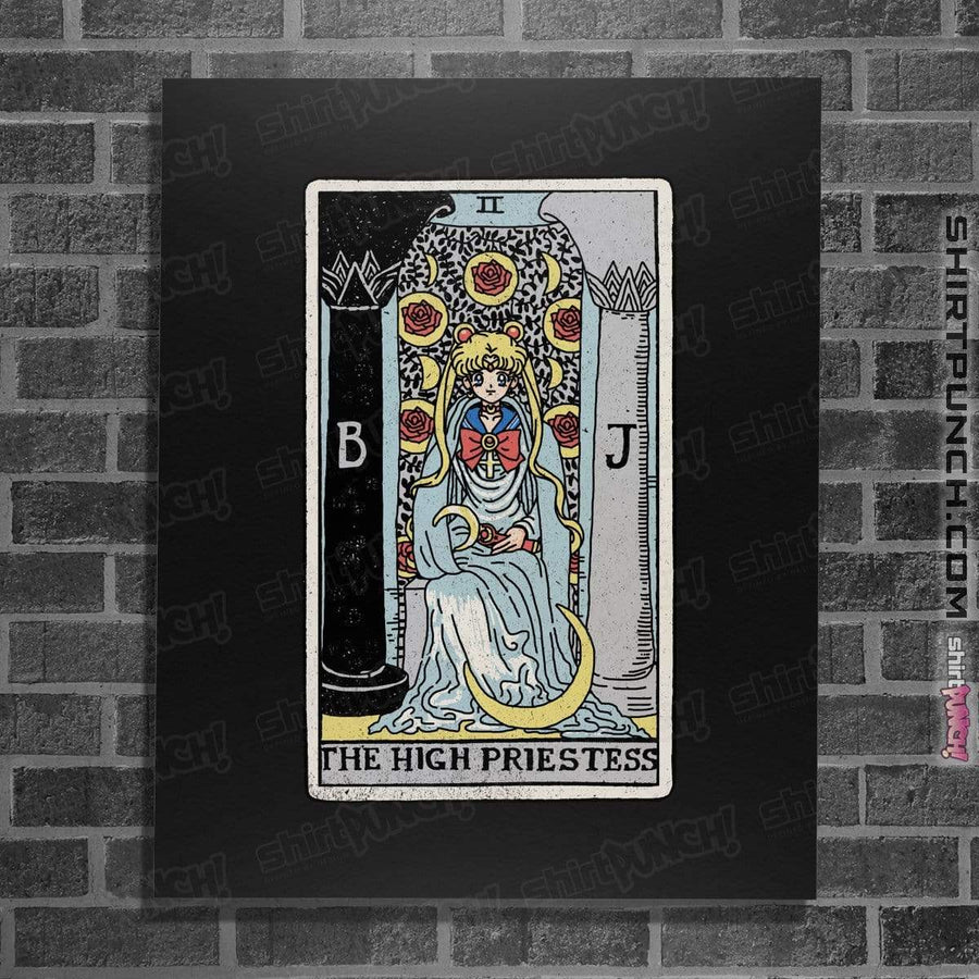 Shirts Posters / 4"x6" / Black The High Priestess