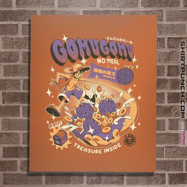 Daily_Deal_Shirts Posters / 4"x6" / Orange Pirate Meal