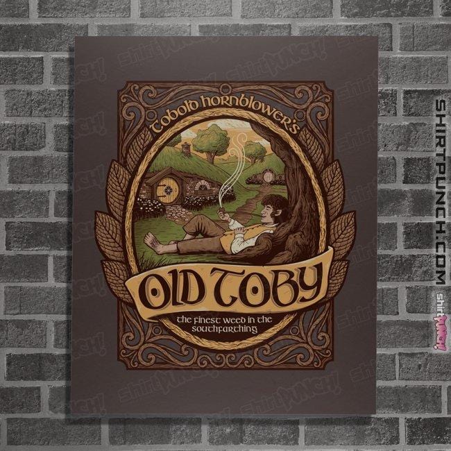 Shirts Posters / 4"x6" / Dark Chocolate Old Toby