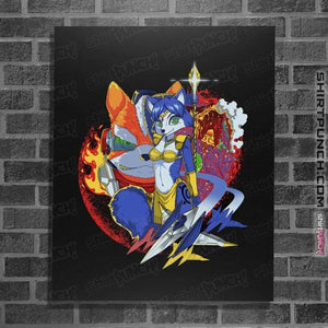 Secret_Shirts Posters / 4"x6" / Black Dino Planet