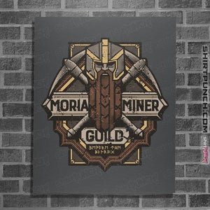 Shirts Posters / 4"x6" / Sports Grey Moria Miner Guild