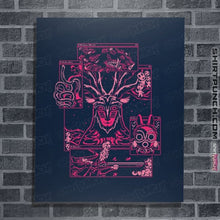 Load image into Gallery viewer, Daily_Deal_Shirts Posters / 4&quot;x6&quot; / Navy Kodama.Exe
