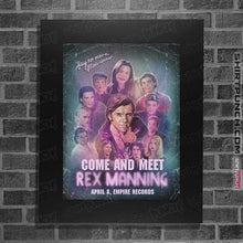 Load image into Gallery viewer, Daily_Deal_Shirts Posters / 4&quot;x6&quot; / Black Rex Manning Day
