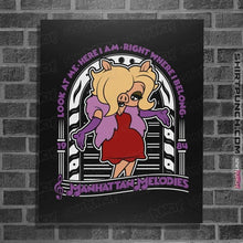 Load image into Gallery viewer, Shirts Posters / 4&quot;x6&quot; / Black Miss Piggy Melodies
