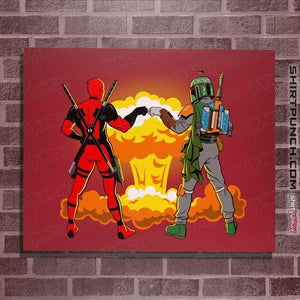 Secret_Shirts Posters / 4"x6" / Red Epic Bro Fist Secret Sale
