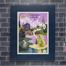 Load image into Gallery viewer, Shirts Posters / 4&quot;x6&quot; / Navy Adventure Awaits In Wonderland
