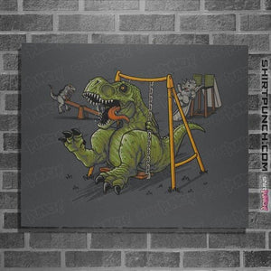 Shirts Posters / 4"x6" / Charcoal Jurassic Park