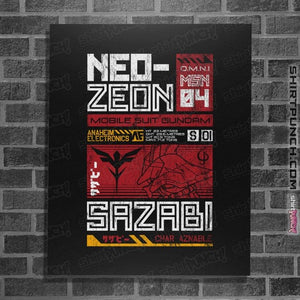 Daily_Deal_Shirts Posters / 4"x6" / Black Sazabi Data