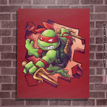 Load image into Gallery viewer, Daily_Deal_Shirts Posters / 4&quot;x6&quot; / Red Toy Raph
