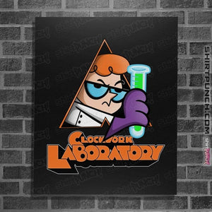 Daily_Deal_Shirts Posters / 4"x6" / Black A Clockwork Laboratory