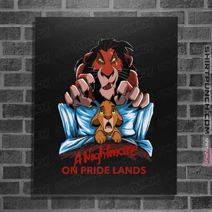 Daily_Deal_Shirts Posters / 4"x6" / Black Nightmare On Pride Land