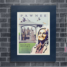 Load image into Gallery viewer, Shirts Posters / 4&quot;x6&quot; / Navy Explore Pawnee
