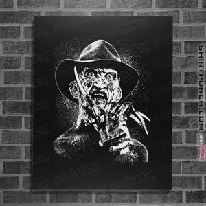 Daily_Deal_Shirts Posters / 4"x6" / Black Nightmare Splatter