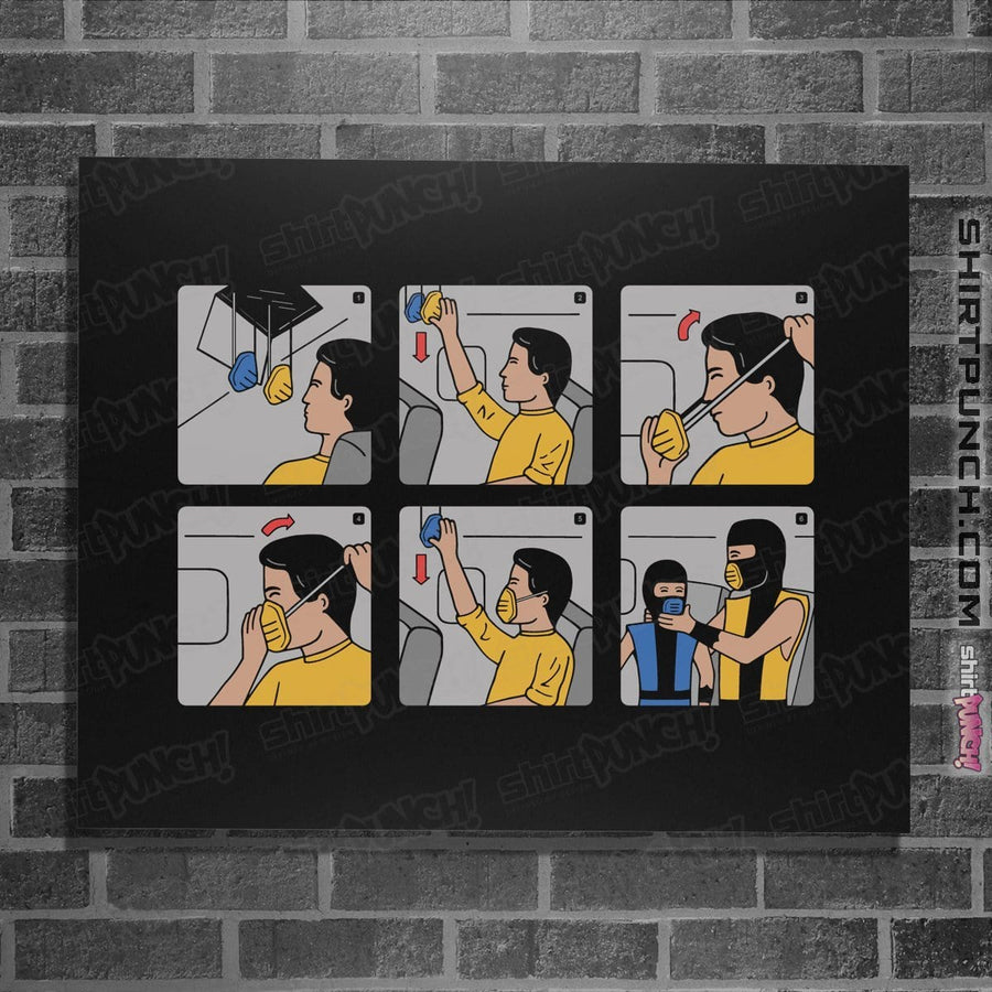 Shirts Posters / 4"x6" / Black Emergency Kosplay