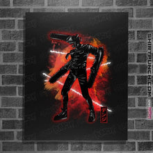 Load image into Gallery viewer, Shirts Posters / 4&quot;x6&quot; / Black Cosmic Chainsaw
