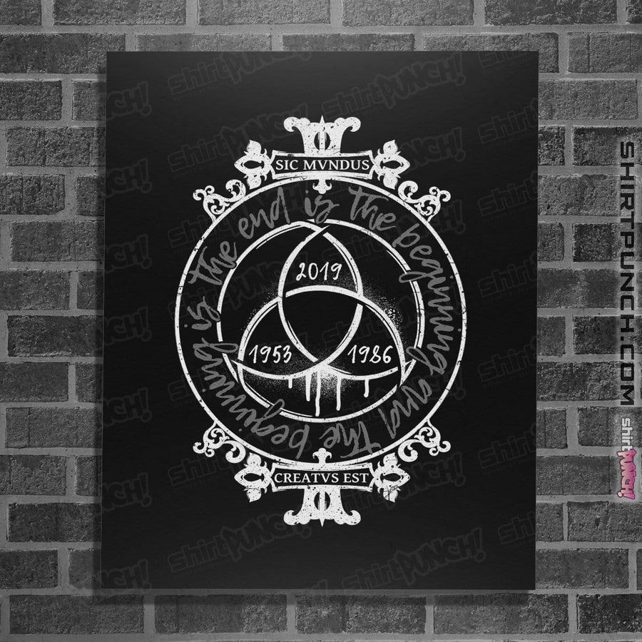 Shirts Posters / 4"x6" / Black Sic Mundus Creatus Est