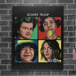 Shirts Posters / 4"x6" / Black Scoops Troop
