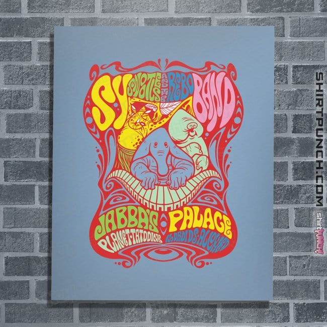 Daily_Deal_Shirts Posters / 4"x6" / Powder Blue The Rebo Band