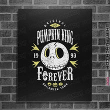 Load image into Gallery viewer, Shirts Posters / 4&quot;x6&quot; / Black Pumpkin King Forever
