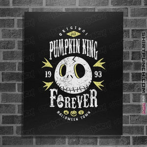 Shirts Posters / 4"x6" / Black Pumpkin King Forever