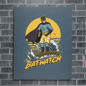 Daily_Deal_Shirts Posters / 4"x6" / Indigo Blue Batwatch