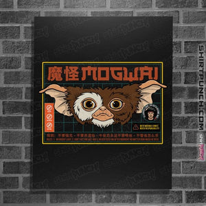 Daily_Deal_Shirts Posters / 4"x6" / Black 3 Rules Of The Mogwai