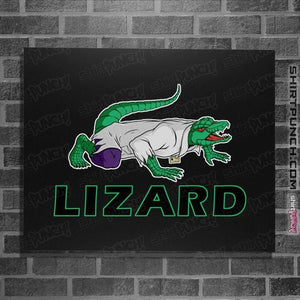 Shirts Posters / 4"x6" / Black Lizard