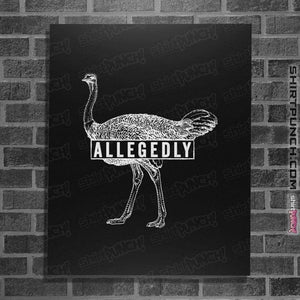 Secret_Shirts Posters / 4"x6" / Black Ostrich