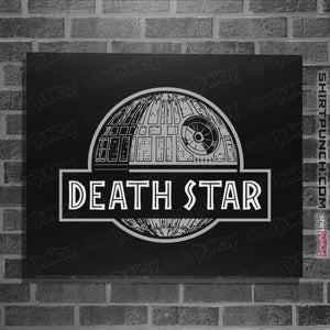 Shirts Posters / 4"x6" / Black Death Star