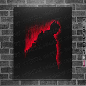 Daily_Deal_Shirts Posters / 4"x6" / Black City Shadows