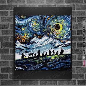 Shirts Posters / 4"x6" / Black Van Gogh Never Met The Fellowship