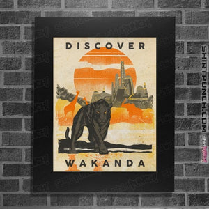 Secret_Shirts Posters / 4"x6" / Black Wakanda Vacation