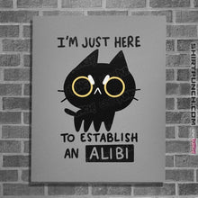 Load image into Gallery viewer, Daily_Deal_Shirts Posters / 4&quot;x6&quot; / Sports Grey My Alibi
