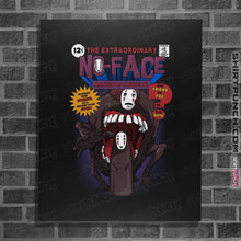Load image into Gallery viewer, Shirts Posters / 4&quot;x6&quot; / Black The Extraordinary No Face

