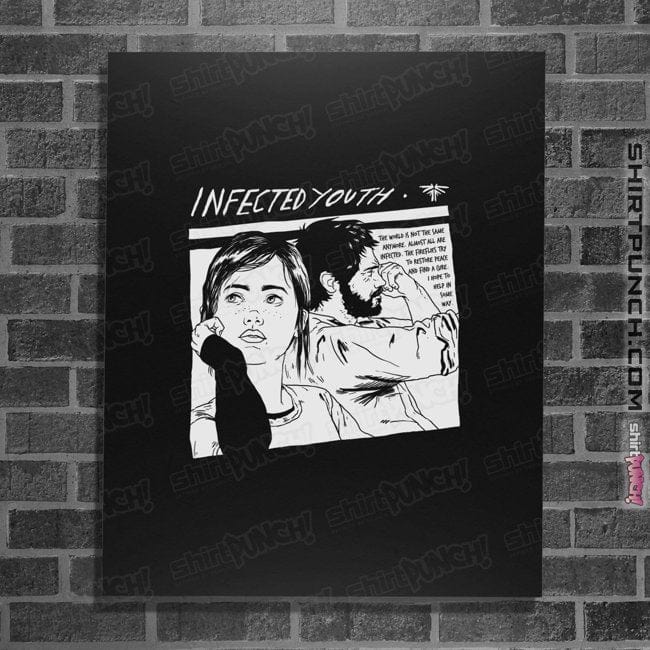 Secret_Shirts Posters / 4"x6" / Black Infected Youth