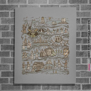 Daily_Deal_Shirts Posters / 4"x6" / Sports Grey Tapestry Of The Quested Grail