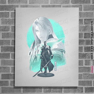 Daily_Deal_Shirts Posters / 4"x6" / White Silver-Haired SOLDIER
