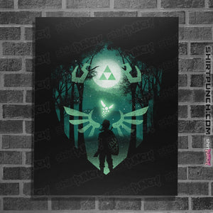 Secret_Shirts Posters / 4"x6" / Black The Hero Crest